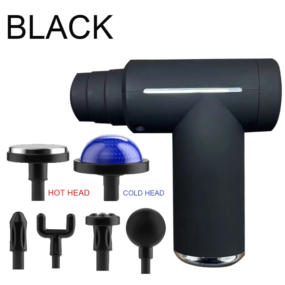 Mini Muscle Massage Gun Body Massager Deep Handheld Percussion Massager For Body Back Neck Leg Cold And Hot Compress Fascia Gun