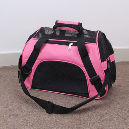 Portable Pet Mesh Carrier Bag