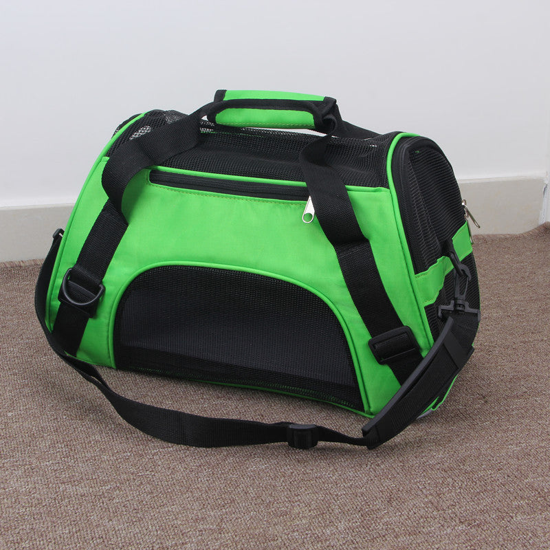 Portable Pet Mesh Carrier Bag