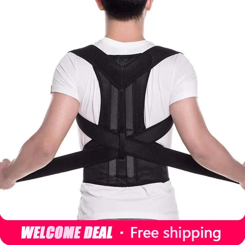 Posture Corrector Back Posture Brace Clavicle Support Stop Slouching and Hunching Adjustable Back Trainer Unisex Correction Belt