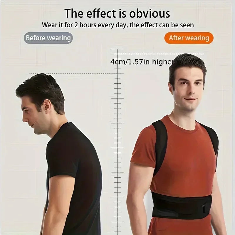 Posture Corrector Back Posture Brace Clavicle Support Stop Slouching and Hunching Adjustable Back Trainer Unisex Correction Belt