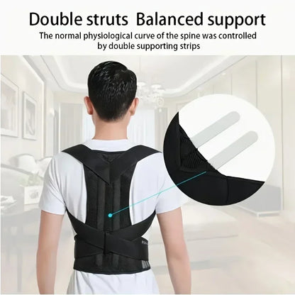Posture Corrector Back Posture Brace Clavicle Support Stop Slouching and Hunching Adjustable Back Trainer Unisex Correction Belt