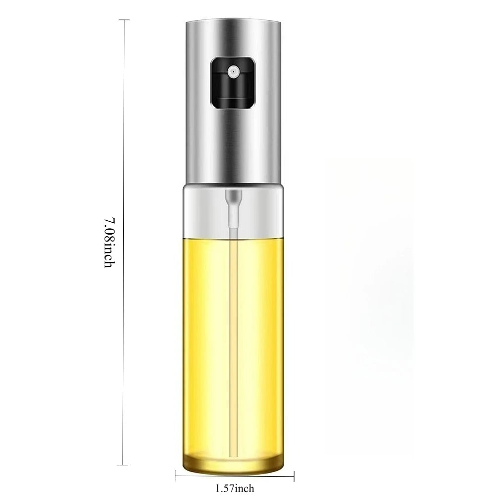 Glass Oil Sprayer for Cooking Olive Spray Mister for Salad BBQ Kitchen Baking Empty Vinegar Bottle